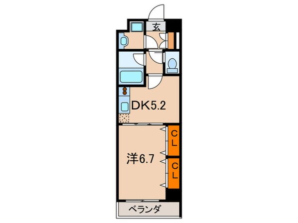 アーバネックス室町の物件間取画像